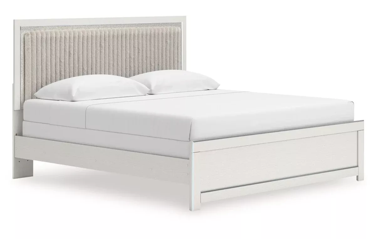 Zuraleus King Upholstered Panel Bed