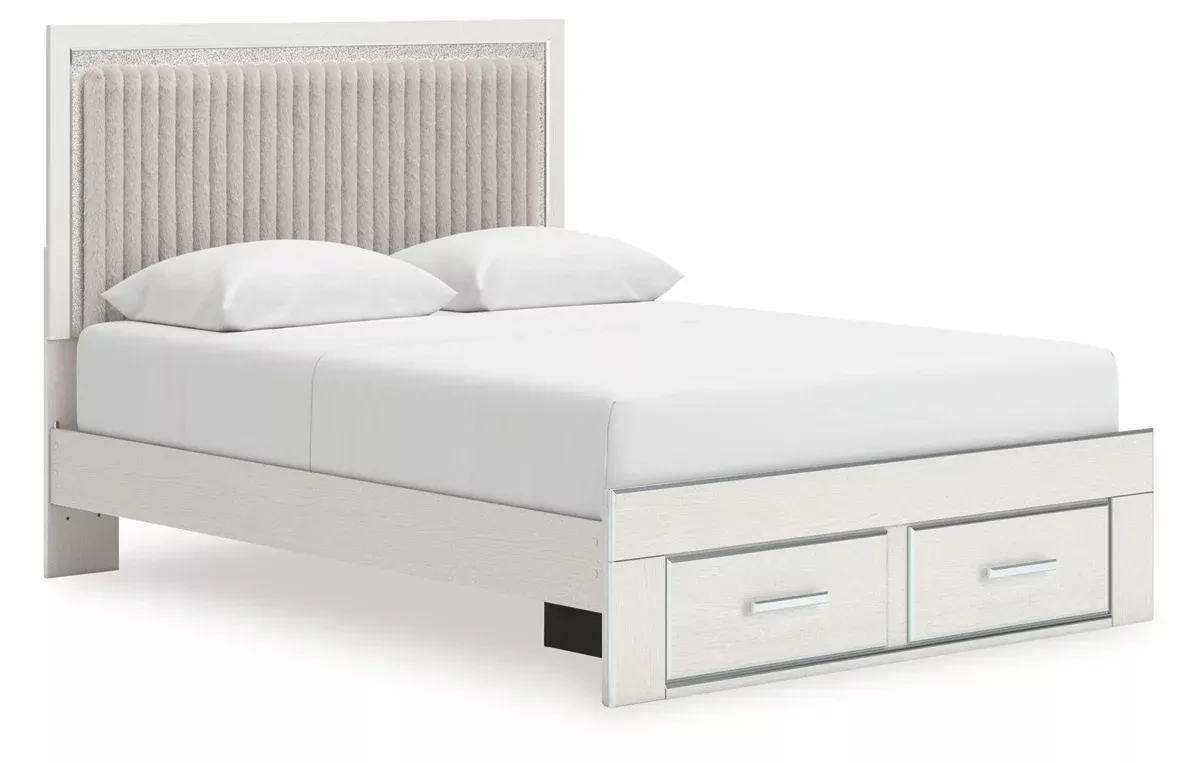 Zuraleus Queen Upholstered Panel Storage Bed